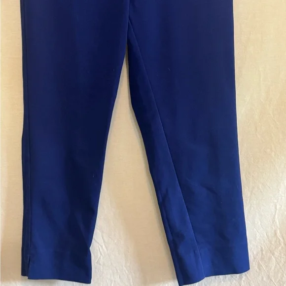 B-202 Chico’s Blue Cropped Pull on Pants Size 2 (Chico’s Size 00) - Picture 2 of 15